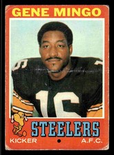 1971 Topps Gene Mingo #227 - Pittsburgh Steelers