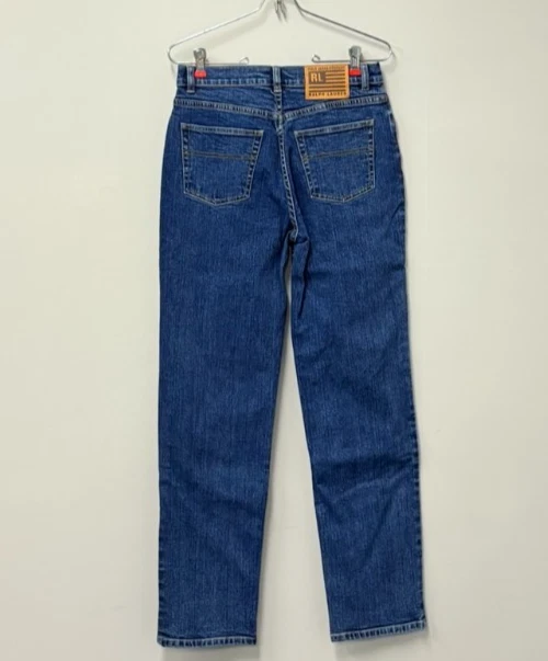 Pantalones de mezclilla Ralph Lauren Polo Company para mujer talla 6 tiro alto vintage años 90 Foto 2 de 4