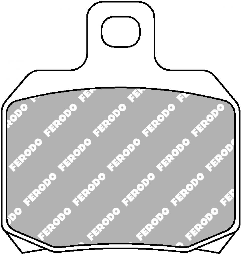 Plaquette de frein Ferodo pour Benelli 600 BN 2014 performance AR - 3
