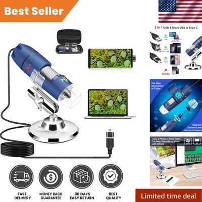 Professional USB Microscope Camera with Carry Case and Metal Stand for All Ages