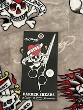 Ed Hardy Barber Shop Scissors Hairdresser Shears Cutting Grooming Durable New
