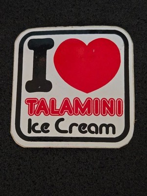 I love TALAMINI Ice Cream  Sticker / Aufkleber   *aus Sammlung* 184