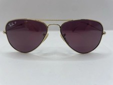 Ray Ban RJ9056S 223/5Q Polished Gold Polarized Kids Sunglasses 52-14-125
