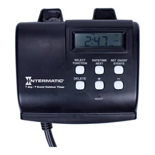 INTERMATIC HB880R Plug-In Timer, 7 day, Black 20XE90
