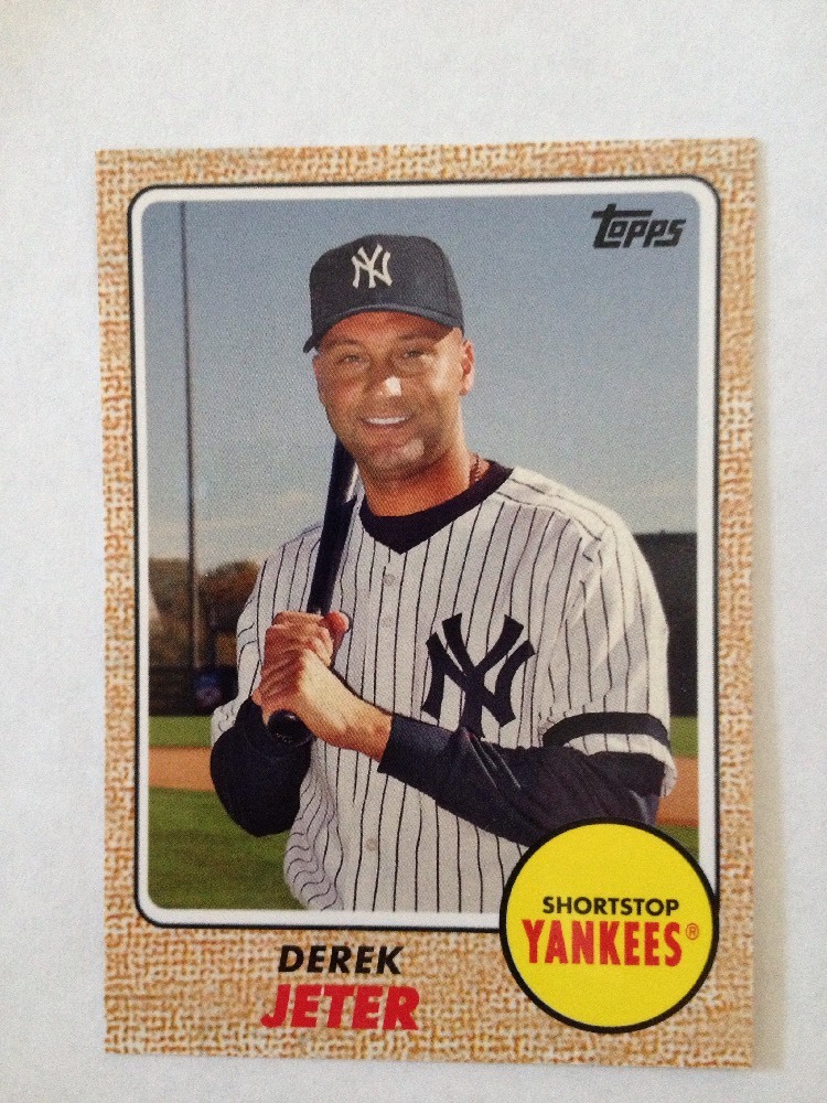 Derek Jeter 2008 Topps Trading Card History "1968 Topps" #TCH50 New York Yankees