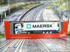 Herpa 313384 - H0/1:87 - LKW - MB Actros - MAERSK - OVP - #7808