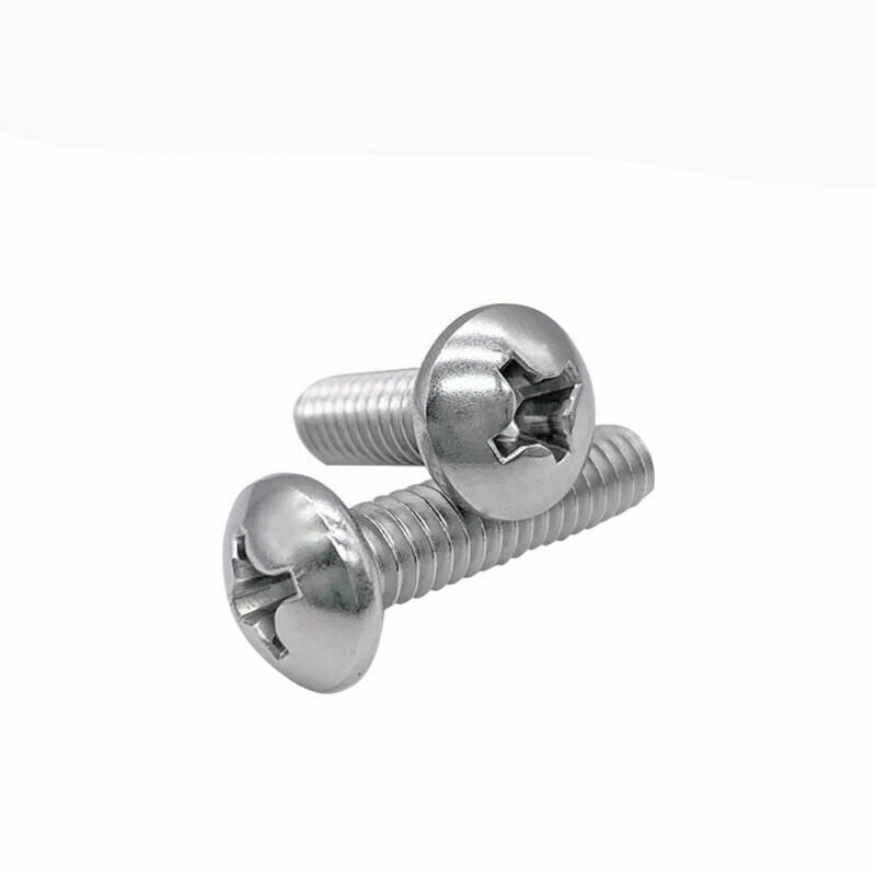 0090 080 UNC 304 SS Round Head Screw Cross head screws Bolt eBay