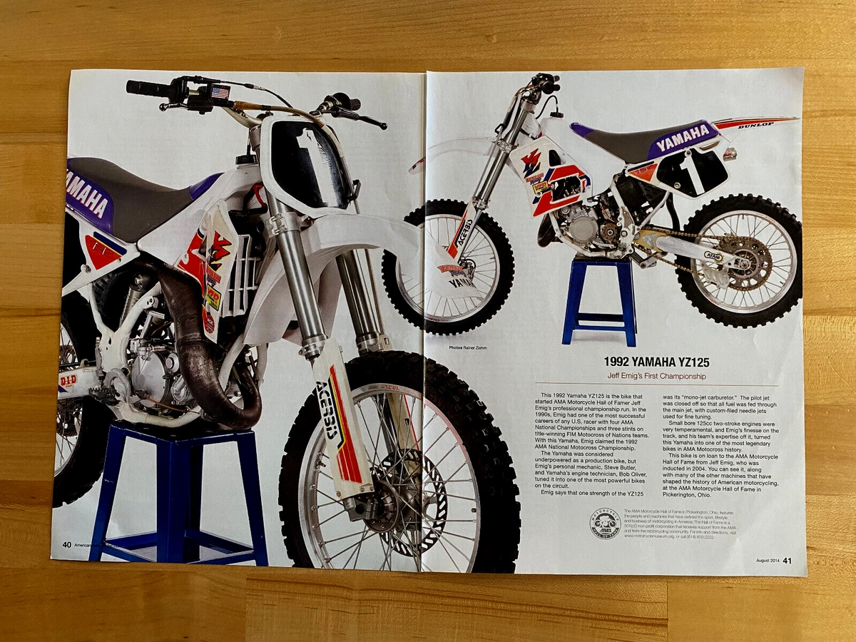 1992 on sale yamaha yz125