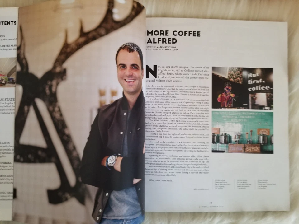 LA HOME MAGAZINE LAUNCH ISSUE 2015 MOBY ICONIC MUSICIAN MEGAN WEAVER - Image 3 of 4