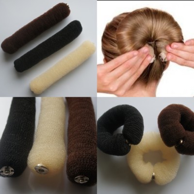 Duttkissen Donut Set - 4 Größen + 20 Haarspangen Für Perfekte Frisuren
