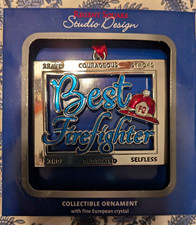 REGENT SQUARE STUDIO DESIGN COLLECTIBLE ORNAMENT BEST FIREFIGHTER