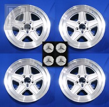 Penta Design Felgen + Kappen 8x16 4 Stück ET11 für Mercedes SL SLC R107 W107