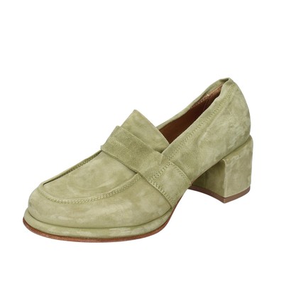 Women's shoes MOMA 7 (EU 37) loafers green suede EX505-37