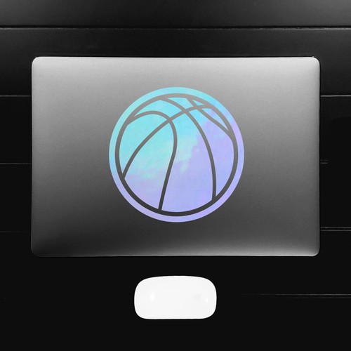 Basketball Silhouette Sports Vinyl Decal Sticker, Various Colors and Sizes - Picture 3 of 5
