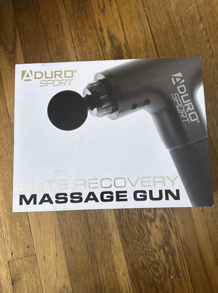 Aduro Sport Elite Recovery Massage Gun with 4 Heads in Black