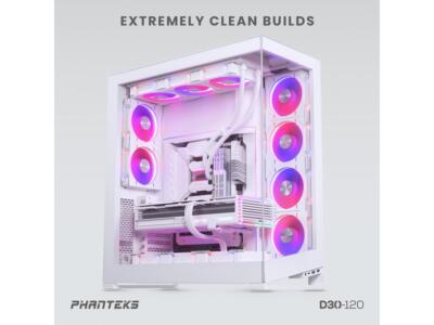 Phanteks D30-120 DRGB PWM FAN, Reverse Airflow Model, Premium D