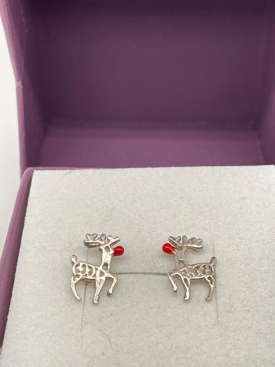 F hinds shop silver earrings