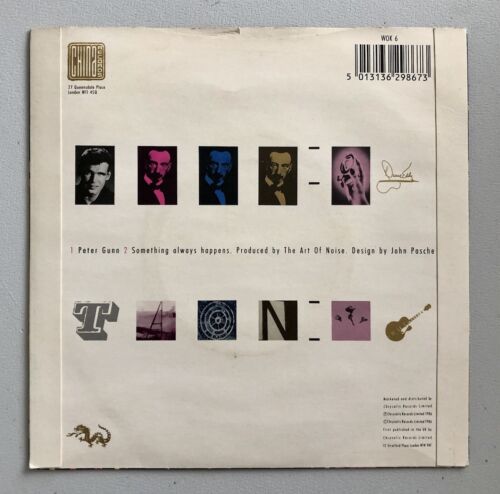 ART OF NOISE Peter Gunn 7" 45rpm UK 1986 Picture Sleeve Solid Centre EX/EX - Picture 2 of 6