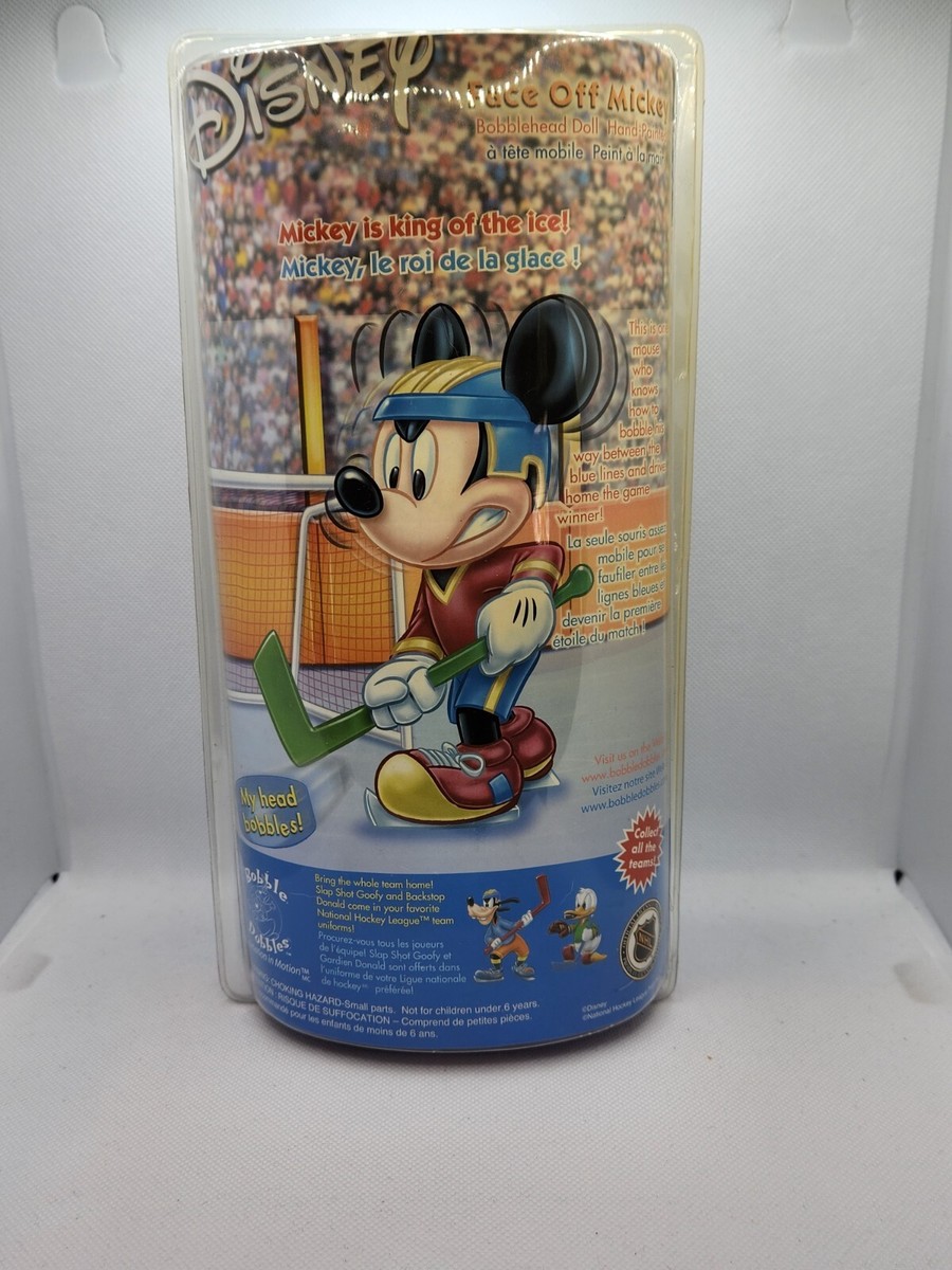 Disney Mickey Mouse Bobblehead - Face off Mickey - NHL New Jersey