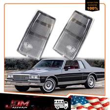 For 81-85 Chevy Impala / Caprice & Pontiac Safari Clear Lens Side Marker Lights