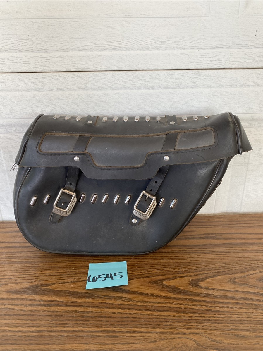 harley evo fatboy right saddlebag heritage moo glide small genuine