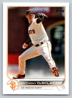 Anthony DeSclafani #137 2022 Topps  San Francisco Giants