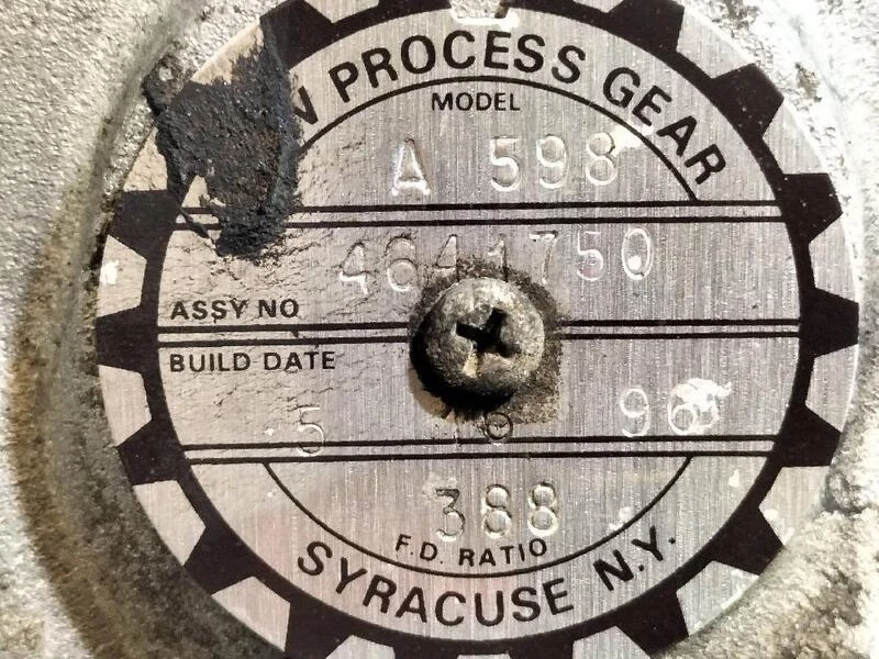 A598 cambio per CHRYSLER VOYAGER (GS) 2.5 TD FAMILY 1995 1816724 Foto 4 de 4