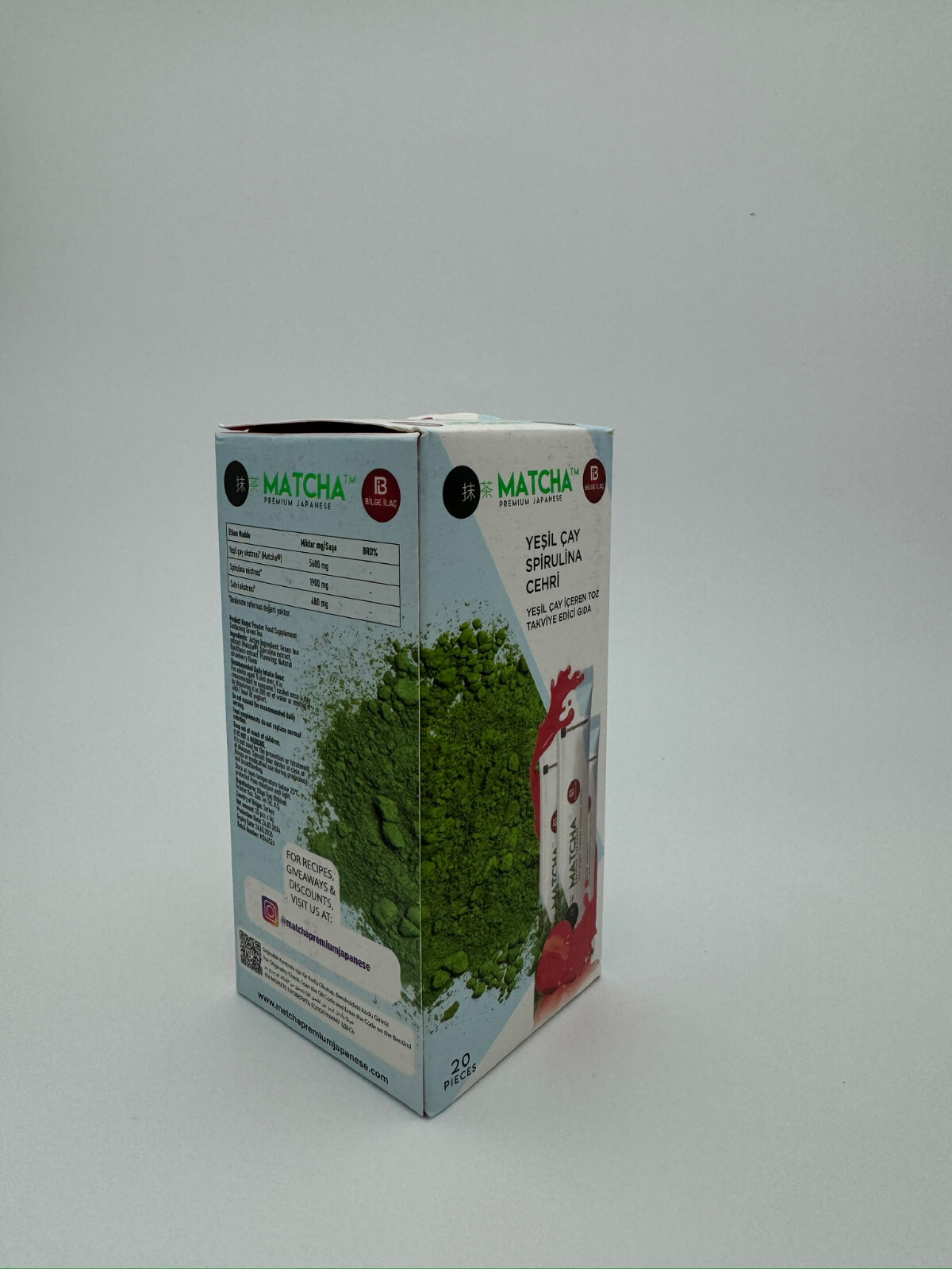 Matcha Premium Japanese Detox Antioxidant Tee - 20 x 10g Pack