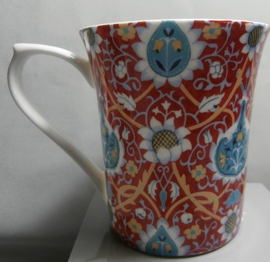 QUEENS FINE BONE CHINA MUG "SIAN RED" GB BOX CLSQ000261R RELEASE for