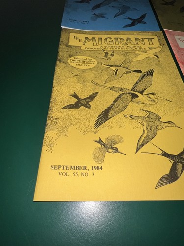 Vintage The Migrant A Quarterly Journal Devoted Tennessee Birds 1980’s Lot of 21 - Foto 17 di 22