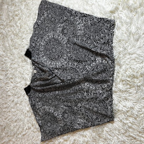 Vintage Andrew Charles top Black & White / blouse Beaded Details Dolman Sleeves - Picture 8 of 13