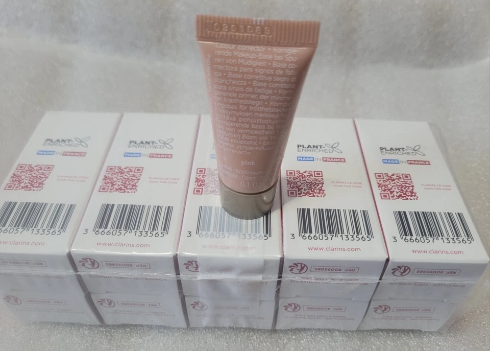 CLARINS SOS Primer Pink Makeup Primer - Lot of 10pcs (10 × 5ml) - Image 4 of 4