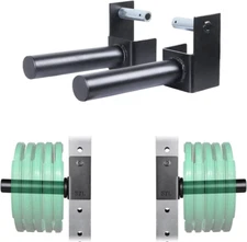 Olympic Weight Plates Holder Power Rack Attachment Weights Storage Rack, Fit 2X2