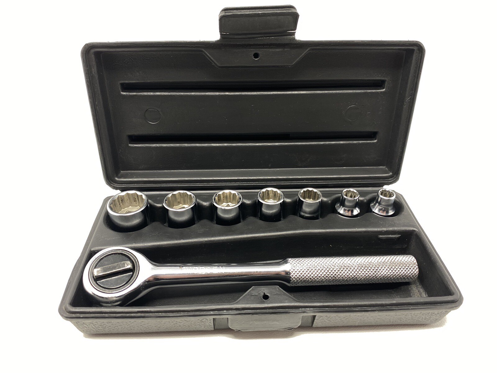 Vintage Thorsen USA 8 PC 3/8” Drive Ratchet & Socket Set USA Clean! eBay