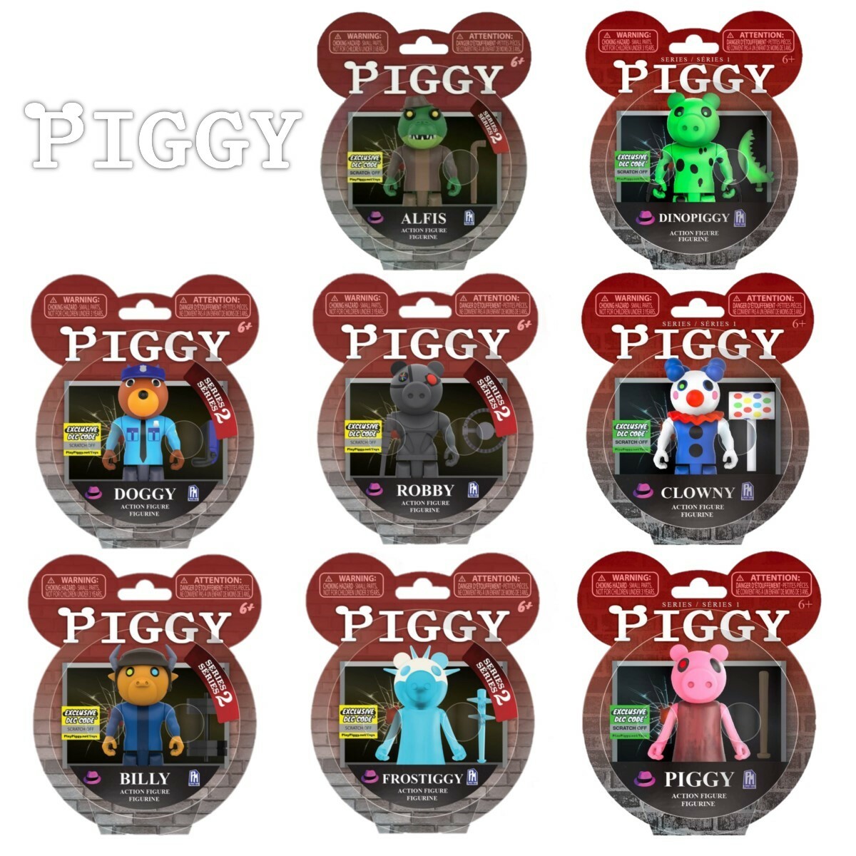 Official PIGGY Series 1 & 2 Roblox Game 4" Inch Collectible Action Figures  | eBay