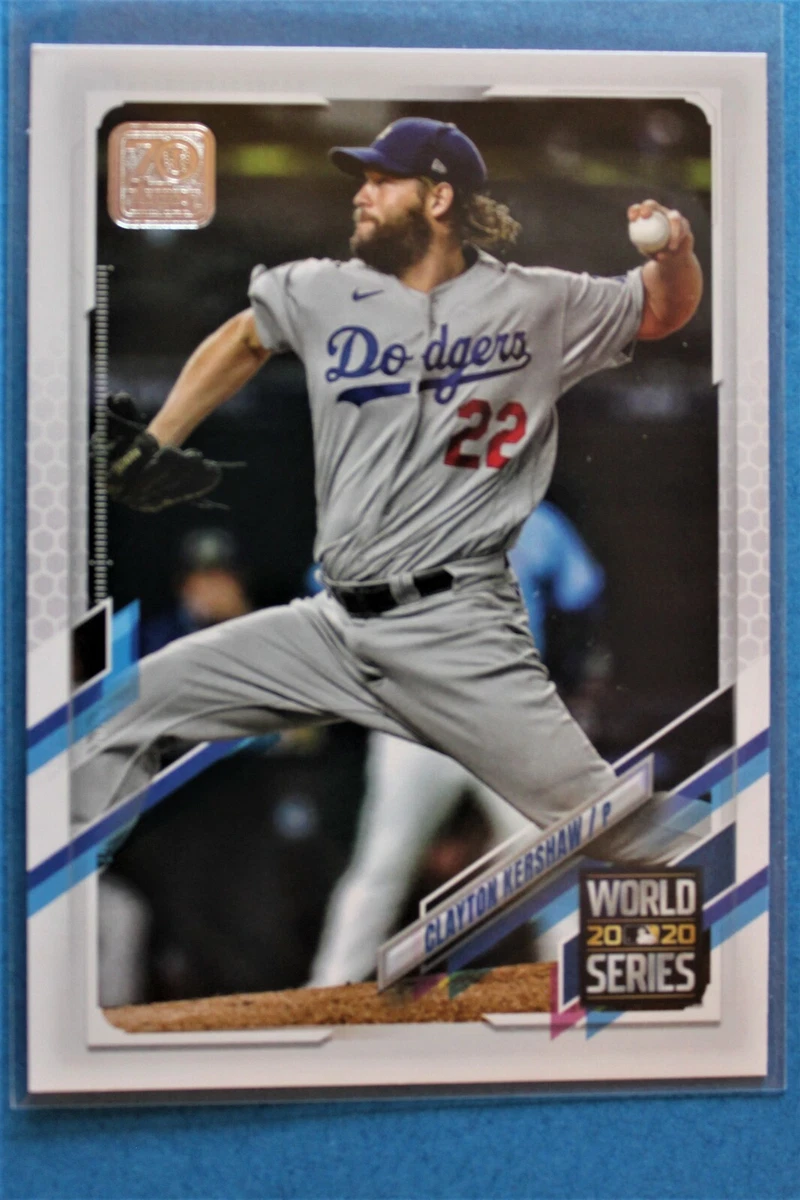 2021 Topps Series 1 CLAYTON KERSHAW #179 (2020 World Series Highlights)