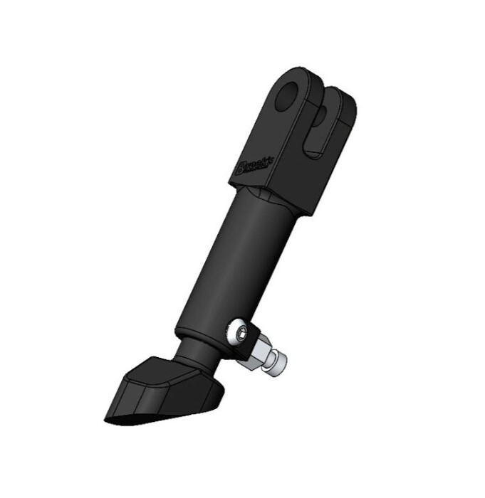 Billet Adjustable BrockSTAND Black Track Style Honda Grom (14-15