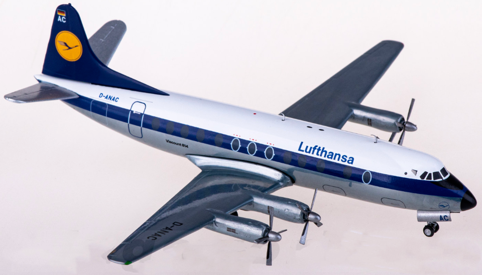 1:200 Herpa Lufthansa Vickers Viscount 800 Passenger
