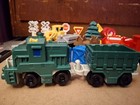 Lot 26 Piece 2006 Fisher Price Geo Trax Train Wrecker Signs Cars Dozer — photo 2