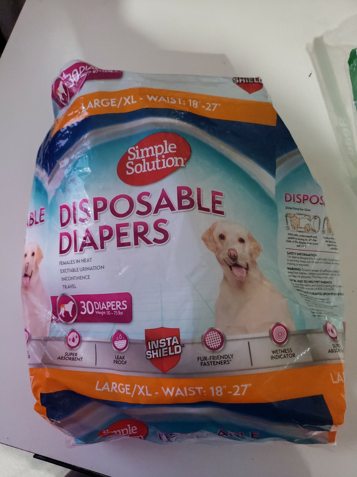 dog diaper xl