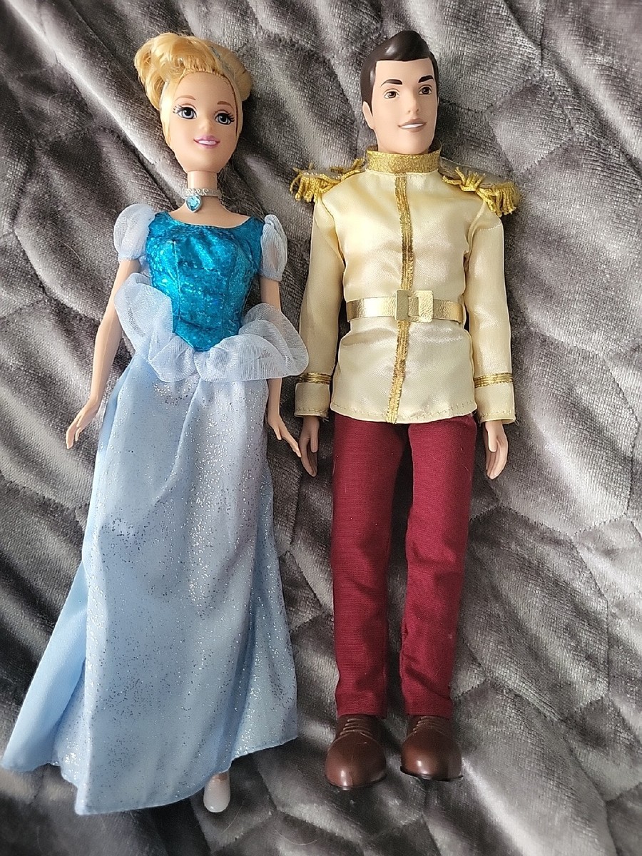 Disney Store Cinderella Prince Charming Authentic Classic Dolls