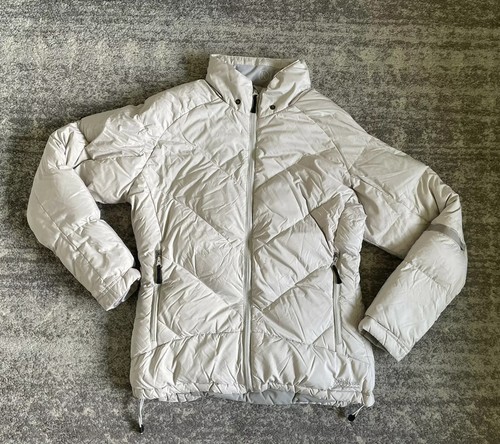12 Goosedown Insulation Gray Puffy Coat 