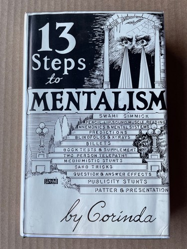 MAGIC BOOK - 13 STEPS TO MENTALISM - SWAMI GIMMICK - CORRINDA - 1968