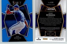 Jose Berrios 2022 Panini Select Premier Light Blue Prizm #135 /149 Blue Jays