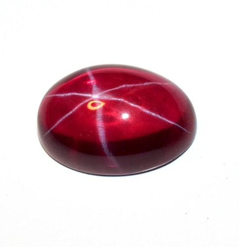 StarRuby Cabochon 10 x 14 mm Ring Use Red Ruby Lab Created 7.9 Ct Loose Gemstone - Picture 4 of 5