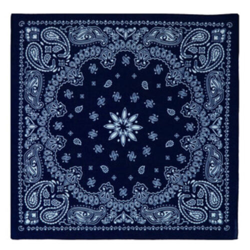 Bandanas Paisley oder solide Drucke tragbar 22x22 Neu! - Bild 13 von 35