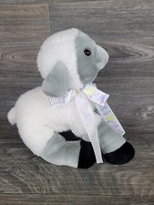 Heartline Lovey Lamb Easter Parade 11" Plush White Gray Sheep Vtg 1991