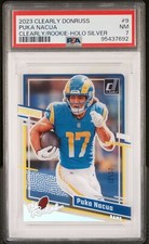 2023 PANINI CLEARLY DONRUSS CLEARLY THE ROOKIES PUKA NACUA ROOKIE RC 13/25 PSA 7
