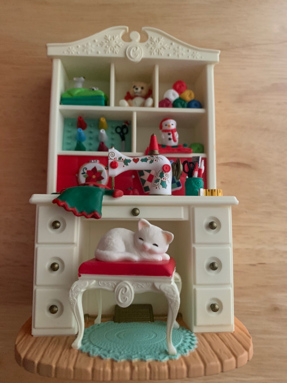 2022 Hallmark Ornament Mrs. Claus's Sewing NIB Artist Signed x