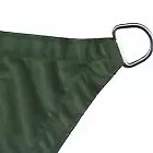 BlueDot Trading Triangle Shade Sail Breathable Mesh, 16.5 by 16.5 by 16.5-foo...